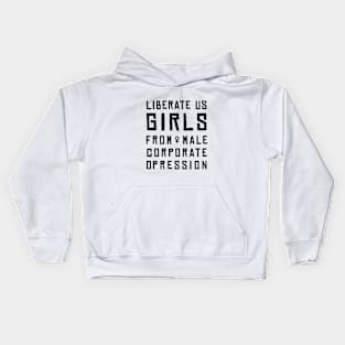 Liberate us girls Kids Hoodie